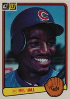 1983 Donruss #126 Mel Hall Baseball Card