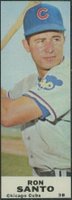 1968 Bazooka  # Ron Santo Hand Cut Baseball Card