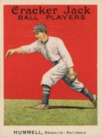 1915 Cracker Jack #50 John Hummell Correct spell Hummel Baseball Card