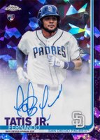 2019 Topps Chrome Sapphire Edition Rookie Autographs #FTJ Fernando Tatis Jr. Purple Refractor Baseball Card
