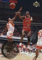 1995 Upper Deck #137 Michael Jordan Electric Court Basketball Card