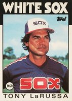 1986 Topps Tiffany #531 Tony LaRussa Baseball Card