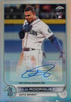 2022 Topps Chrome Update Autographs #ACJRO Julio Rodriguez Baseball Card