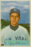 1954 Bowman #81b Jerry Coleman .952/.975 Field Avg. Baseball Card