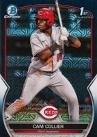 2023 Bowman Mega Box Chrome #125 Cam Collier Navy Baseball Card