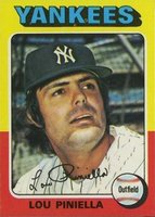1975 Topps #217 Lou Piniella Baseball Card