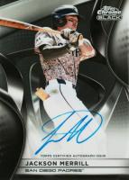 2025 Topps Chrome Black Autographs #JM Jackson Merrill Baseball Card