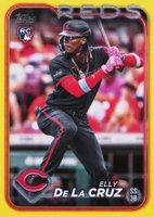 2024 Topps #141 Elly de La Cruz Yellow Baseball Card