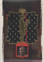 2003 Upper Deck Exquisite Collection Extra Exquisite Dual Jersey #EE2MJ1 Michael Jordan Basketball Card