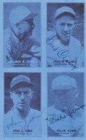 1929 Exhibits Four-on-one #14 Cissell/Clancy/Kamm/Kerr Baseball Card