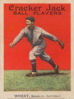 1914 Cracker Jack #52 Zach Wheat Baseball Card