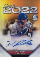 2022 Bowman Draft Class of 2022 Autographs #C22ADR Dalton Rushing Gold Refractor Baseball Card