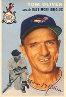 1954 Topps #207 Tom Oliver Baseball Card