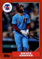 2022 Topps Archives #252 Bryce Harper Red Baseball Card