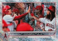 2022 Topps Complete Set #416 Brandon Marsh/Shohei Ohtani Retail Foilboard Baseball Card