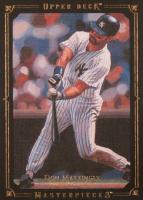 2008 Upper Deck Masterpieces #106 Don Mattingly Framed Black Baseball Card