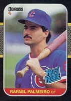 1987 Donruss #43 Rafael Palmeiro Baseball Card