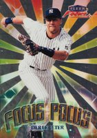 2000 Fleer Focus Focus Pocus #9 Derek Jeter Baseball Card