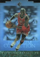 1995 SP Holoviews Die-Cut #PC5 Michael Jordan Basketball Card