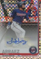 2019 Topps Chrome Update Autographs #LA Luis Arraez X-Fractor Baseball Card