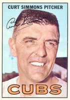 1967 Topps #39 Curt Simmons Baseball Card