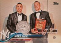 2018 Topps Complete Set #389 Award Show/Stanton & Judge All-Star Game Edition Baseball Card