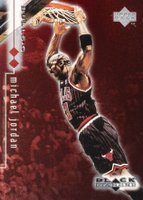 1998 Upper Deck Black Diamond #11 Michael Jordan Double Basketball Card