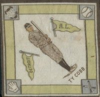 1914 B18 Blankets # Ty Cobb White Infield Baseball Card