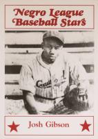 1986 Fritsch Negro League Baseball Stars #30 Josh Gibson Sample Baseball Card
