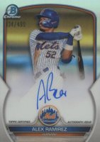 2023 Bowman Chrome Prospect Autographs #CPAAR Alex Ramirez Refractor Baseball Card
