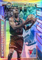 1996 Topps Mystery Finest  #M14 Michael Jordan Borderless Refractor Basketball Card