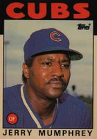 1986 Topps Traded Tiffany #76T Jerry Mumphrey Baseball Card