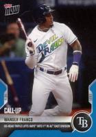 2021 Topps Now #589 Wander Franco Blue Baseball Card