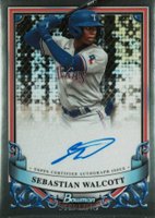 2024 Bowman Sterling Prospect Autographs #PASW Sebastian Walcott Baseball Card