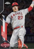 2020 Topps Chrome Update #U69 Mike Trout Baseball Card