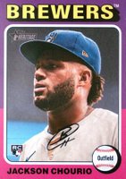 2024 Topps Heritage #632 Jackson Chourio Baseball Card