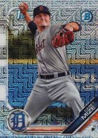 2019 Bowman Mega Box Chrome #49 Casey Mize Pitching Baseball Card