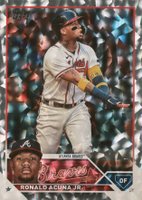 2023 Topps #150 Ronald Acuna Jr. Silver Foil Baseball Card