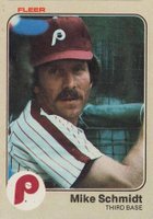 1983 Fleer #173 Mike Schmidt Baseball Card