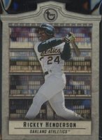 2022 Topps Brooklyn Collection #46 Rickey Henderson Bush Terminal Die-Cut Baseball Card