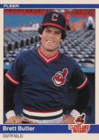1984 Fleer Update #U-21 Brett Butler Baseball Card