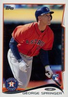 2014 Topps Update #US10 George Springer Orange Jersey Baseball Card