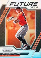 2023 Panini Prizm Future Tools #FT10 Jackson Holliday Silver Prizm Baseball Card