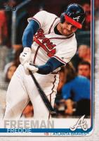 2019 Topps #183 Freddie Freeman Batting Baseball Card