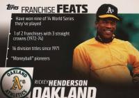 2019 Topps Franchise Feats #FF-20 Rickey Henderson Baseball Card