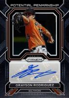 2023 Panini Prizm Potential Penmanship #PPGR Grayson Rodriguez Baseball Card