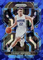 2021 Panini Prizm #310 Franz Wagner Blue Ice Basketball Card