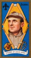 1911 Gold Borders #193 George Stone Baseball Card