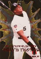 1997 Fleer Bleachers Blasters #8 Frank Thomas Baseball Card