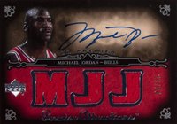 2007 Upper Deck Premier Attractions Autographs Jersey #PA-JO Michael Jordan Basketball Card